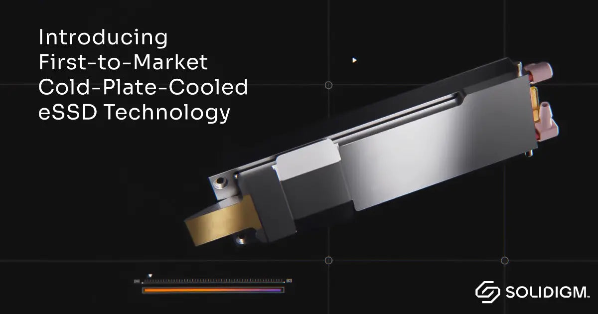 Cold-Plate-Cooled Solidigm SSD Enables Efficient AI Workloads