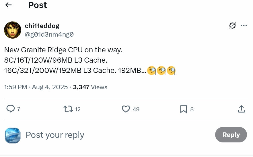 New Upgraded Zen 5 Ryzen 9000 Processors: Dual-Stack 3D V-Cache / Higher TDP