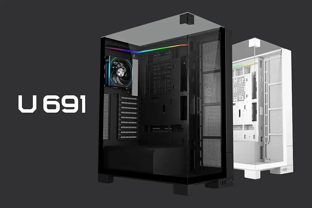 FSP U691 Full-Tower Case with Three-Sided Tempered Glass