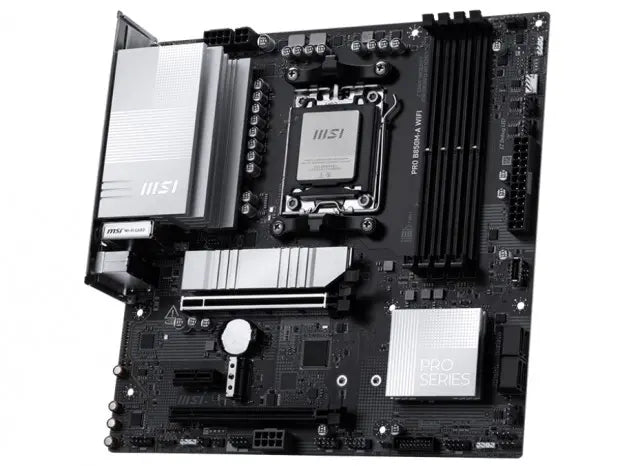 MSI PRO B850M-A WIFI MicroATX Motherboard with Wi-Fi 7 and 5 Gigabit LAN