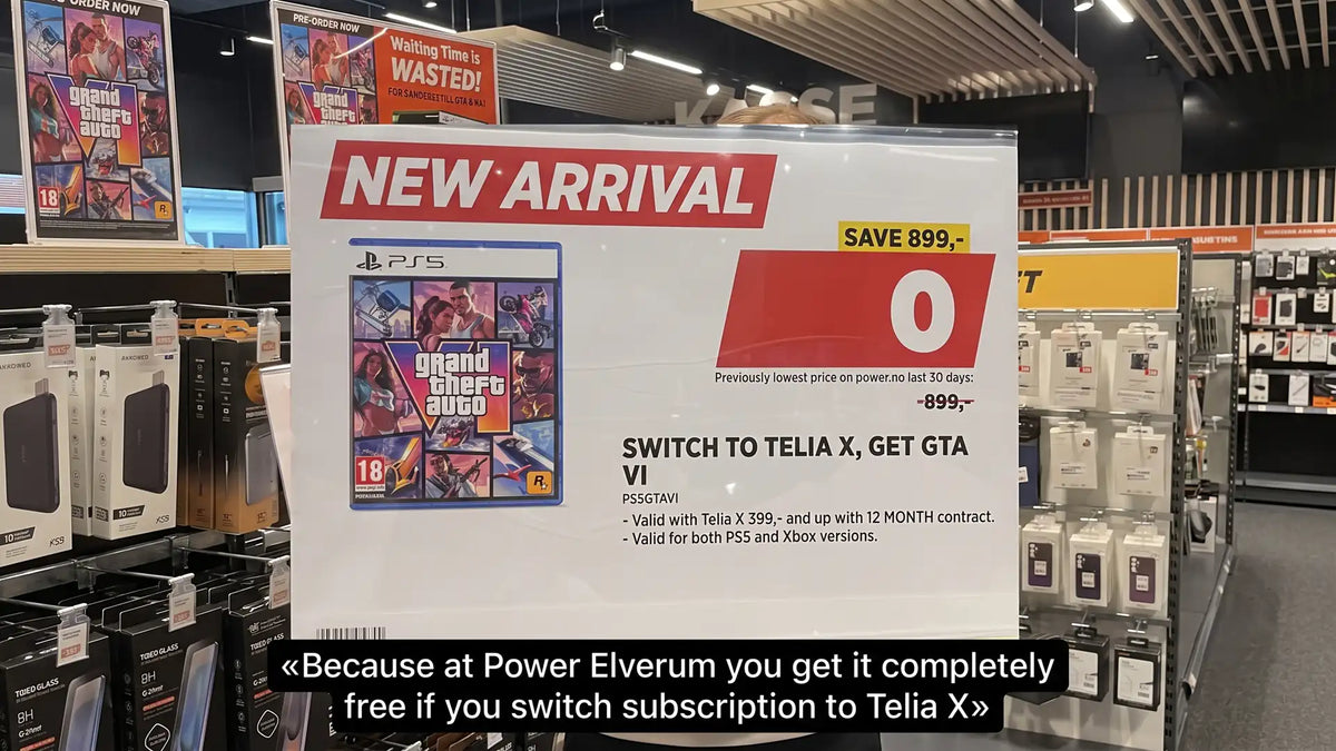 Norway is offering GTA 6 for free when switching mobile operators.