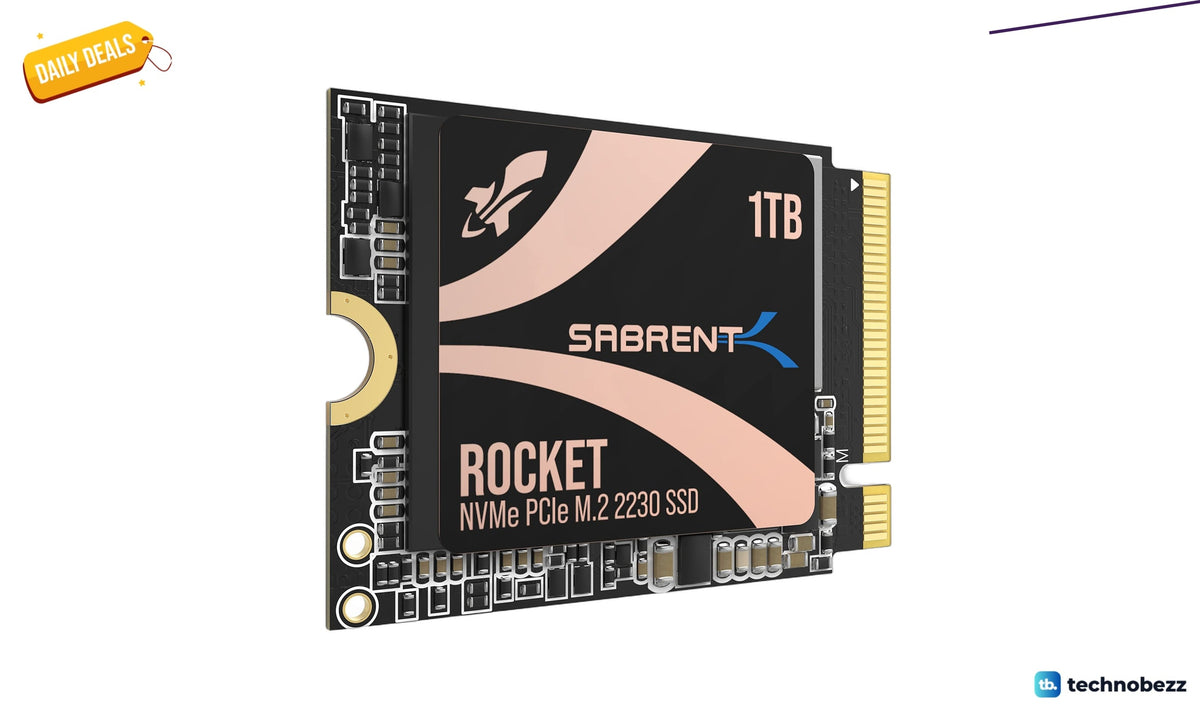 SABRENT Rocket 2230 NVMe SSD drops to $162.47 on Amazon
