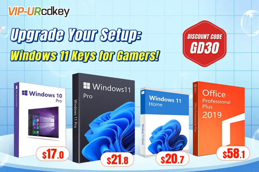 Exclusive VIP-URcdkey Offer: Windows 11 Pro for $21.8 & Microsoft Office from $29.5 – Limited Time Only! (26-9-25)