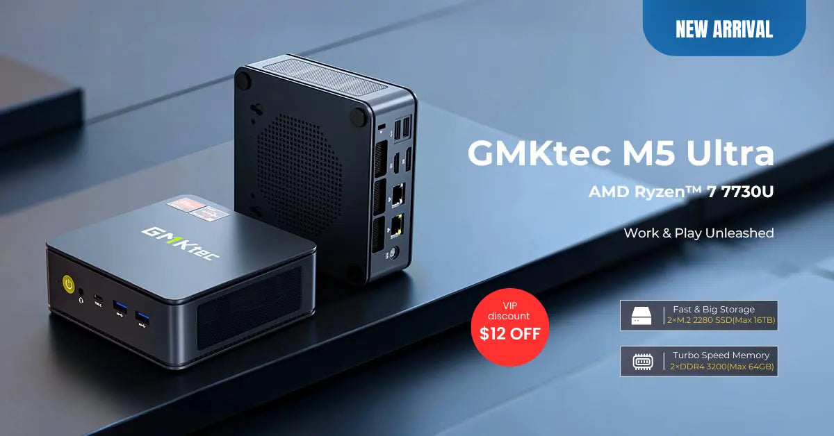 GMKtec NucBox M5 Ultra Mini PC with Ryzen 7 7730U Launches Worldwide