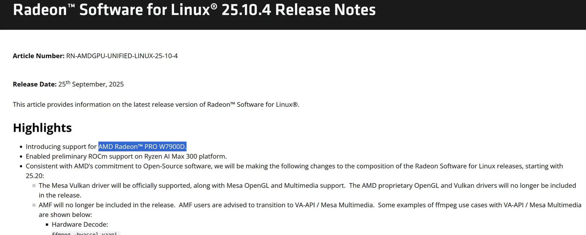 AMD Developing China-Specific Radeon PRO W7900D Workstation GPU
