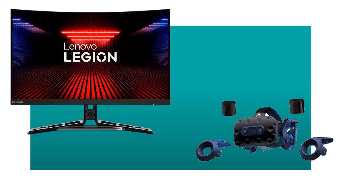 Lenovo is doing deals on gaming screens and even a HTC Vive this Memorial day