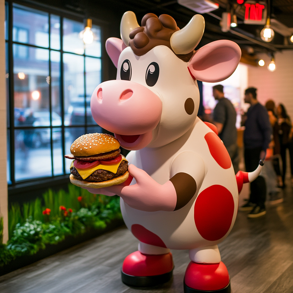 Yes, Mario Kart World's Cow Can Eat Burgers and Steak