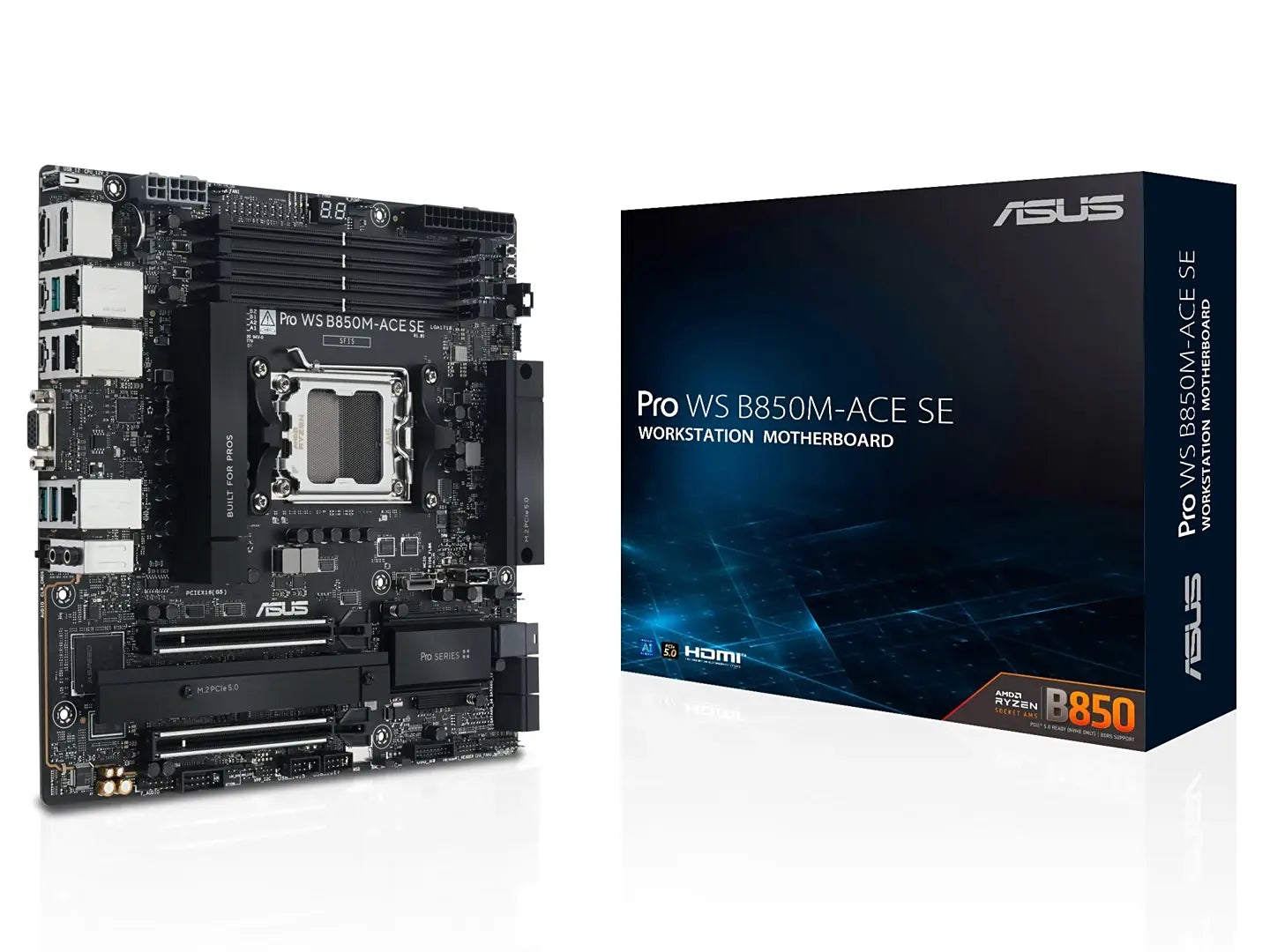 ASUS Pro WS B850M-ACE SE: Full Specs, Features, and Connectivity