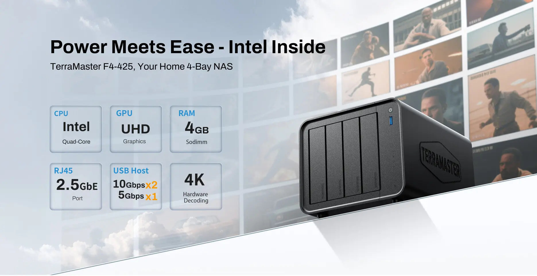TerraMaster F4-425: 2.5GbE NAS