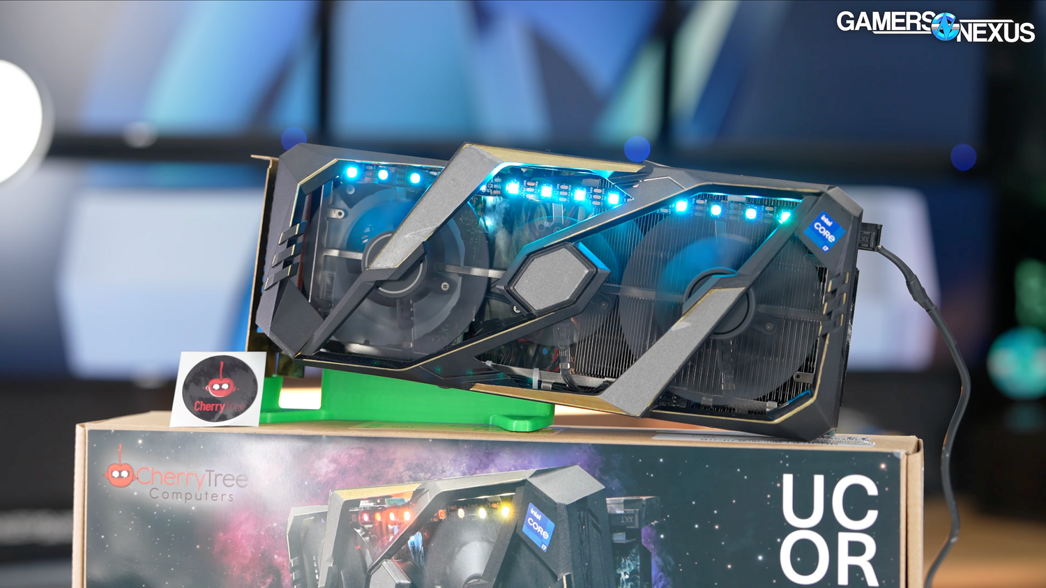 Custom PC company stuffs a NUC inside a GPU — GeeFarce 5027 POS packs 2X more memory than Nvidia's RTX 5090