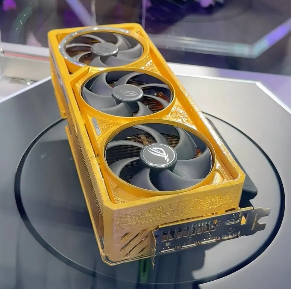 ASUS ROG Astral GeForce RTX 5090 Gold - Limited-Edition 5kg Gold-Shell RTX 5090 by ASUS China