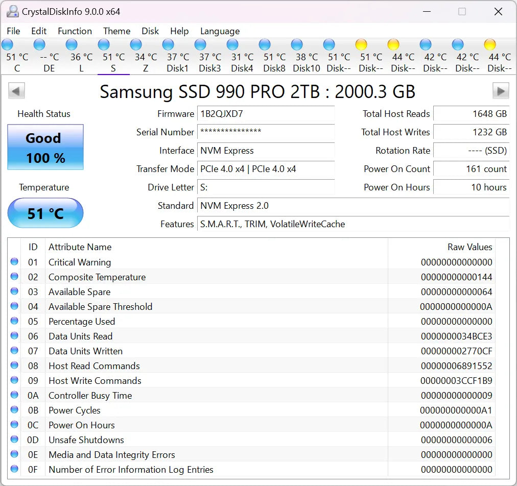CrystalDiskInfo 9.7.1 Download