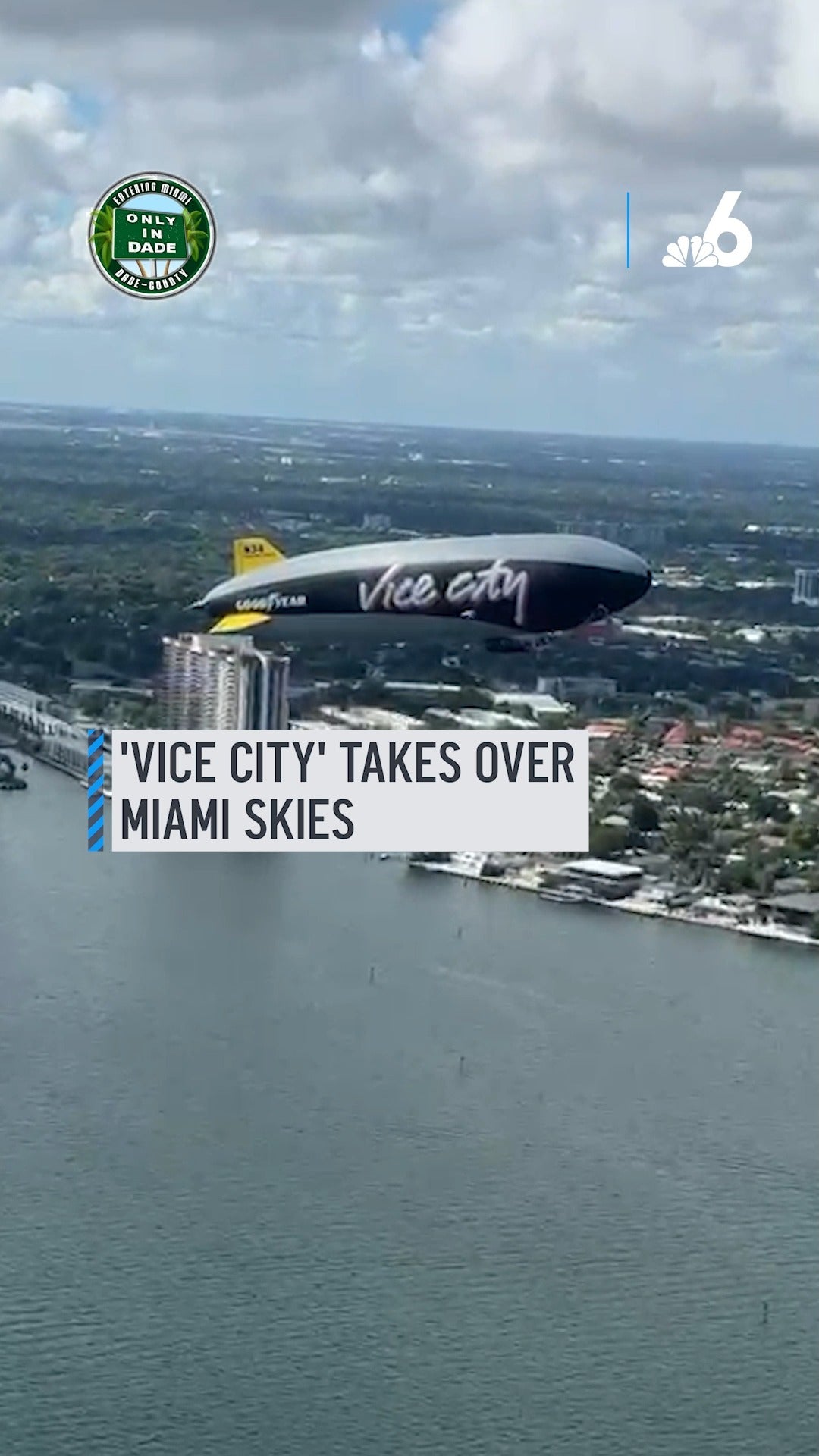 Look to the skies!
The 'Vice City' blimp took over the skies of...