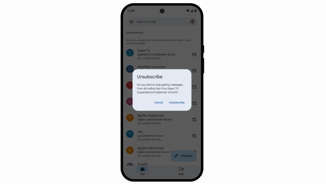 Google Gmail Introduces Unsubscribe Menu for Newsletters