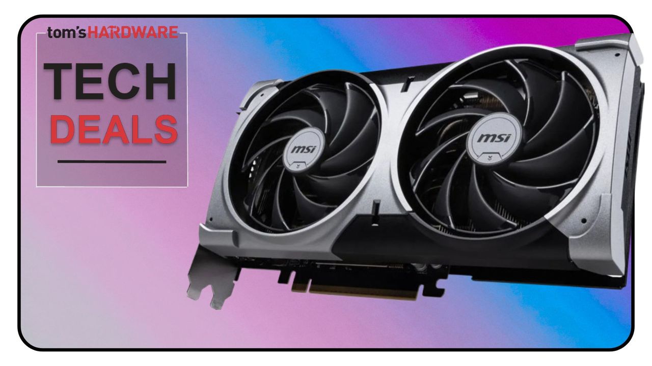 The best RTX 5070 GPU deal yet, grab a record-low MSI Ventus 2X OC for a mere $529 — card wields bulky heatsink and two fans to keep temps in check