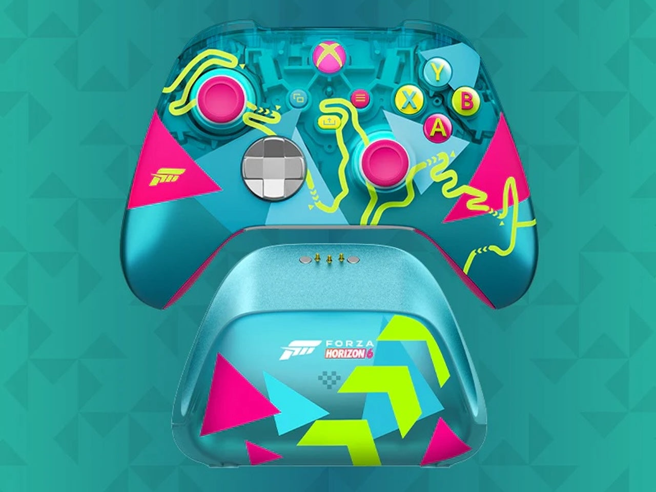 The Forza Horizon 6 Controller Deserves a Matching Dock, 8BitDo Made One for $34.99