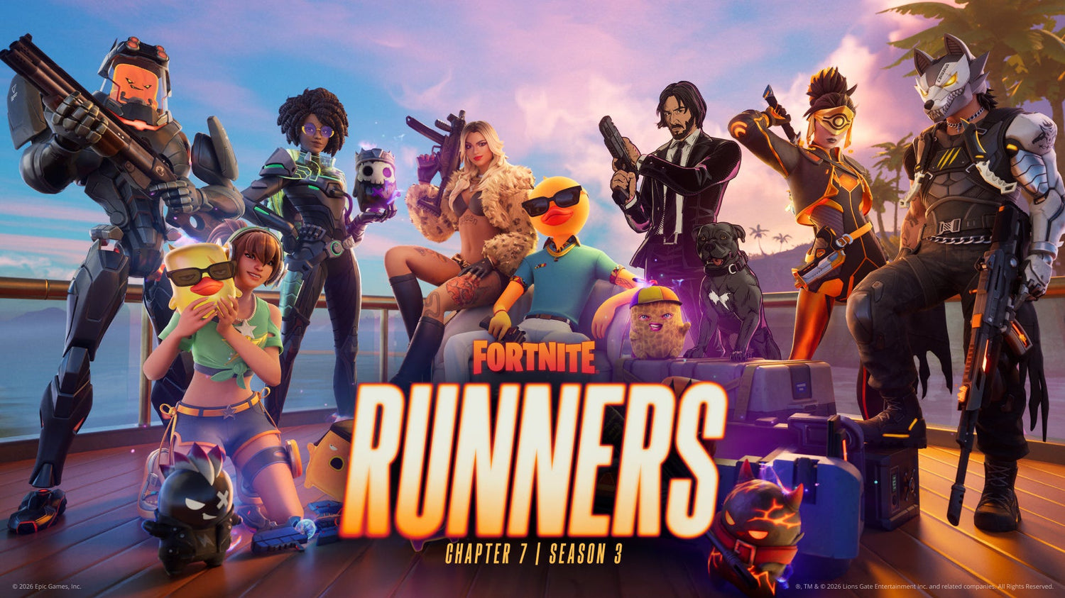 Is Fortnite down? Game updating for Chapter 7 Season 3, Runners