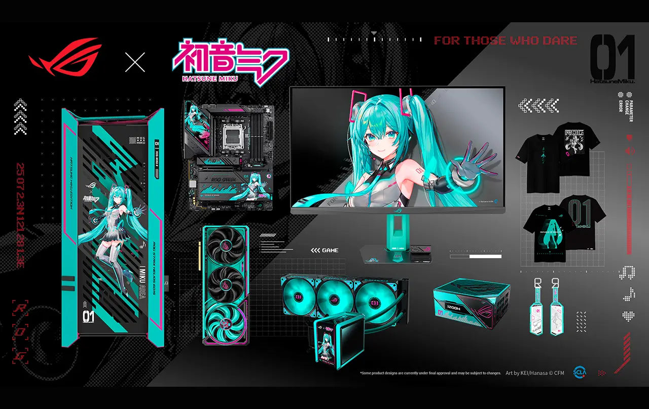 ASUS ROG x Hatsune Miku Edition: Complete Gaming Ecosystem Overview