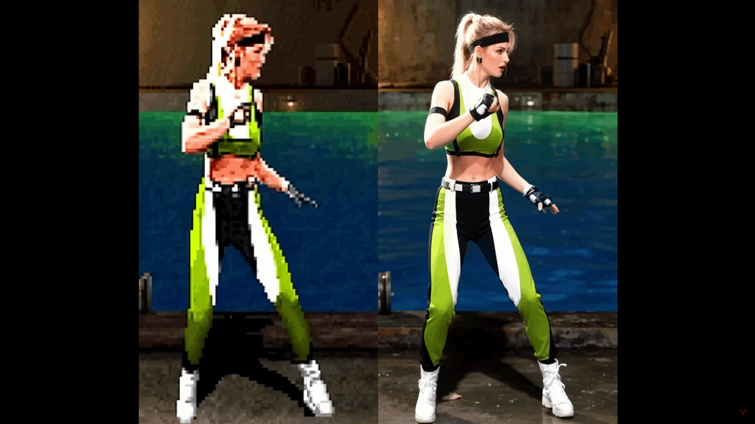 Mortal Kombat Classic Fan Remake in HD with AI Shocks Community