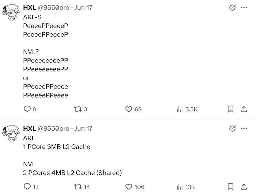 Intel Nova Lake Cache Architecture: Dual-Core 4MB Shared L2 Cache