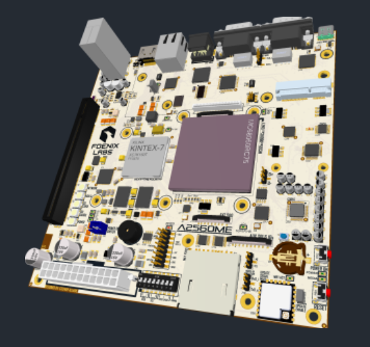Foenix Labs A2560Me Brings MC68LC060 CPU, FPGA Graphics, and PCIe Expansion