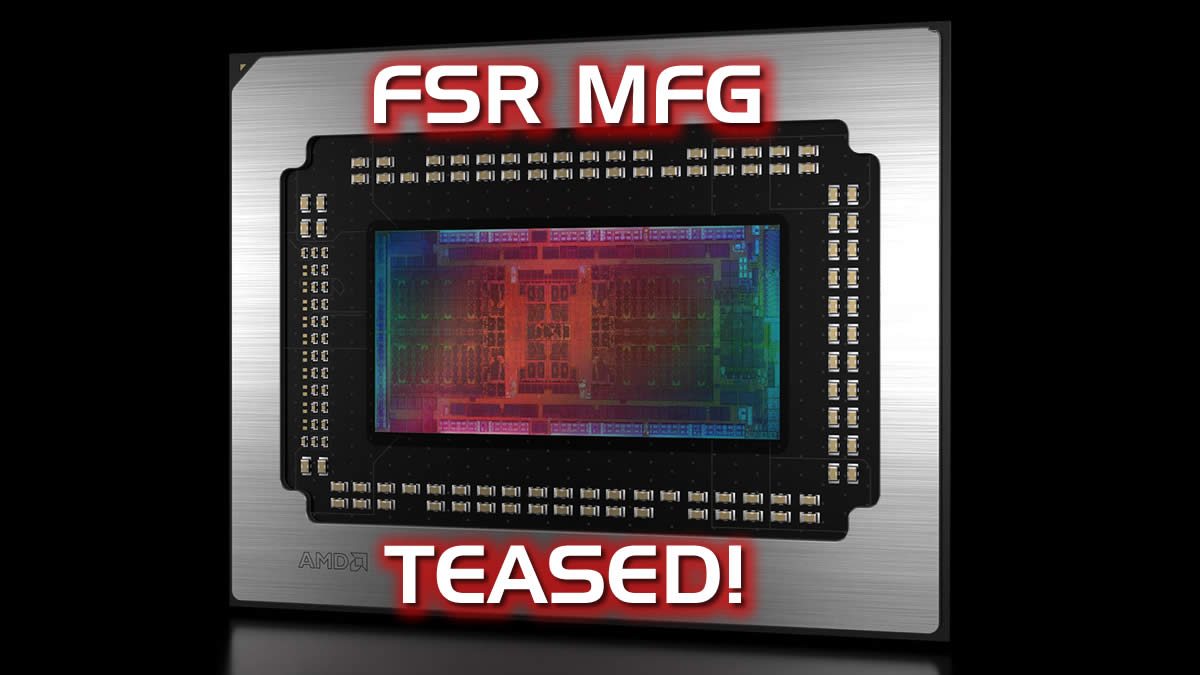 AMD teases Multi Frame Generation with FSR update