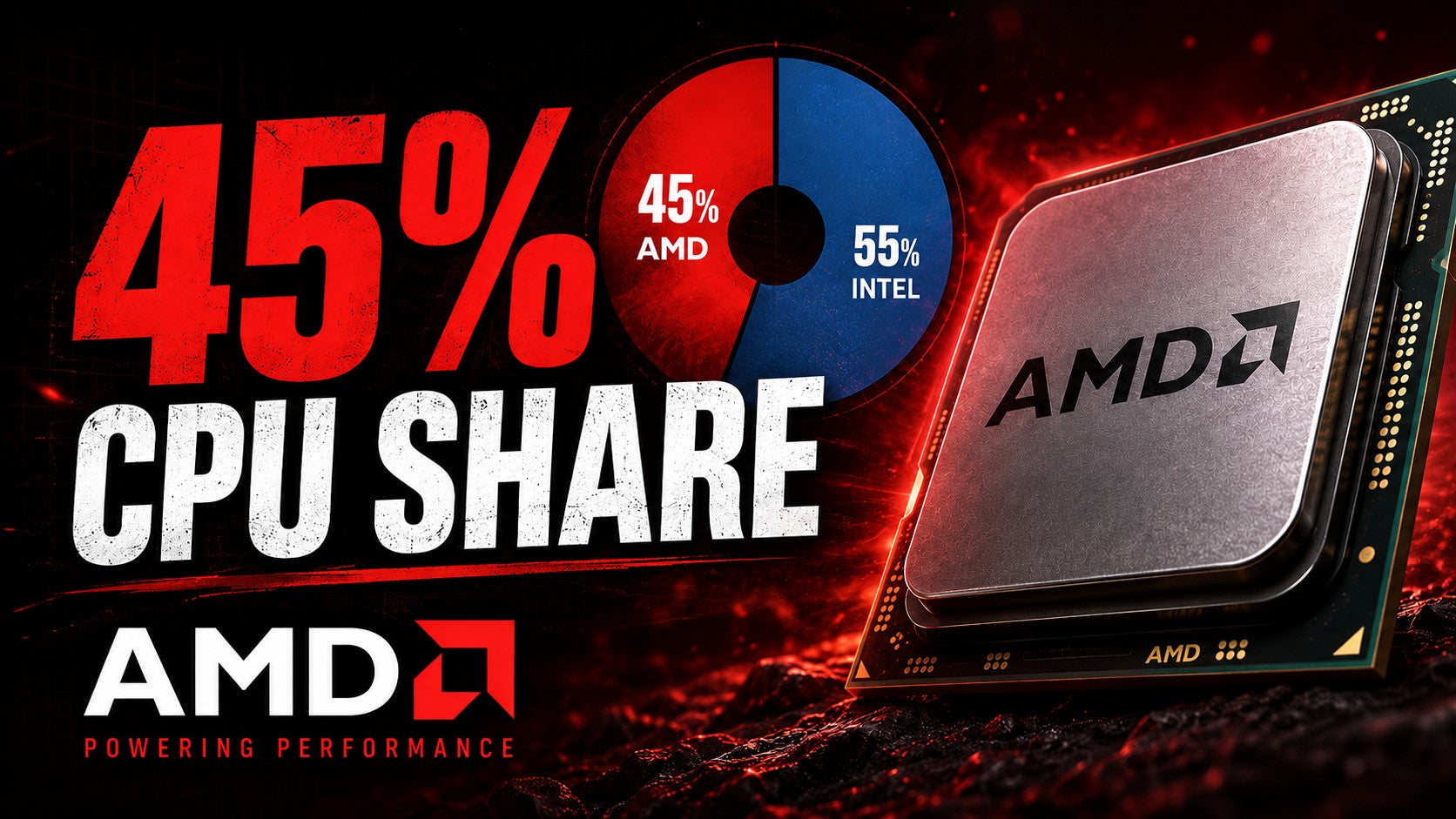 AMD Boasts About Hitting 45% CPU Share According To The Latest Steam Hardware Survey