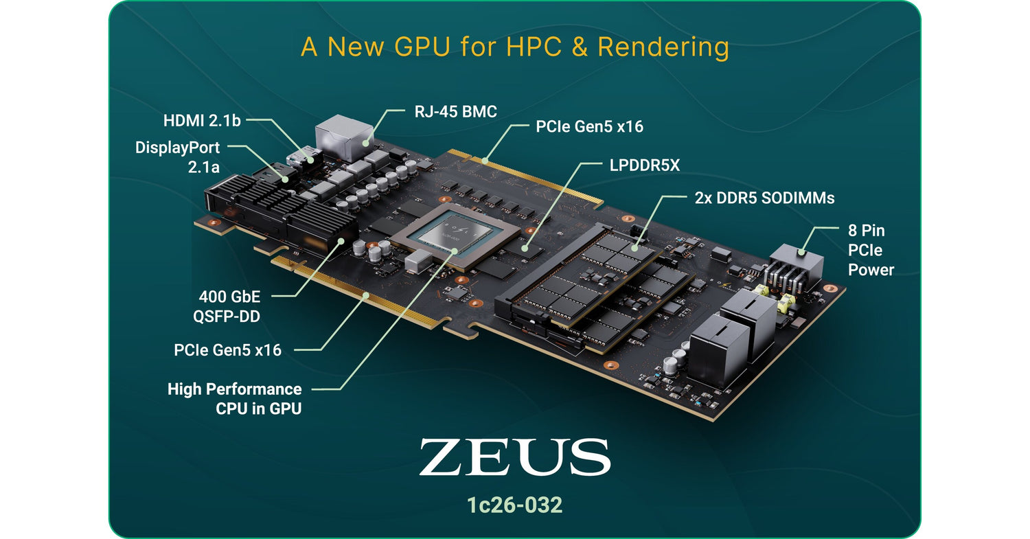 Bolt Graphics Completes Tape-Out of Test Chip for Its High-Performance Zeus GPU, A Major Milestone in Reducing Computing Costs By 17x