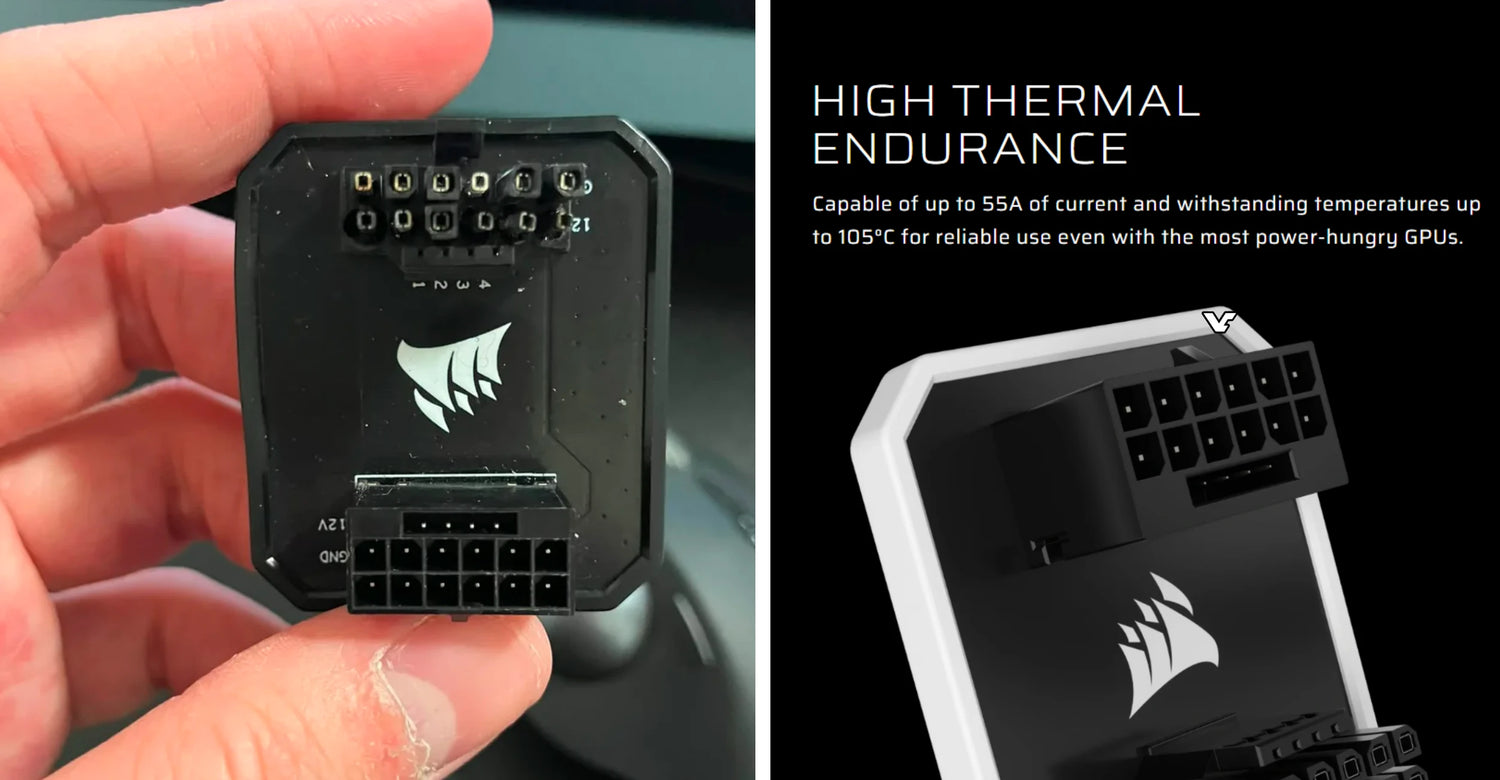 Corsair GPU Power Bridge rated for up to 105°C melts on RTX 4090 Founders Edition