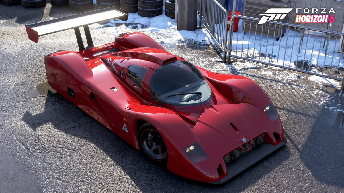 An Alfa Romeo SE 048SP with a Ferrari engine has joined the fleet. Forza Horizon 6