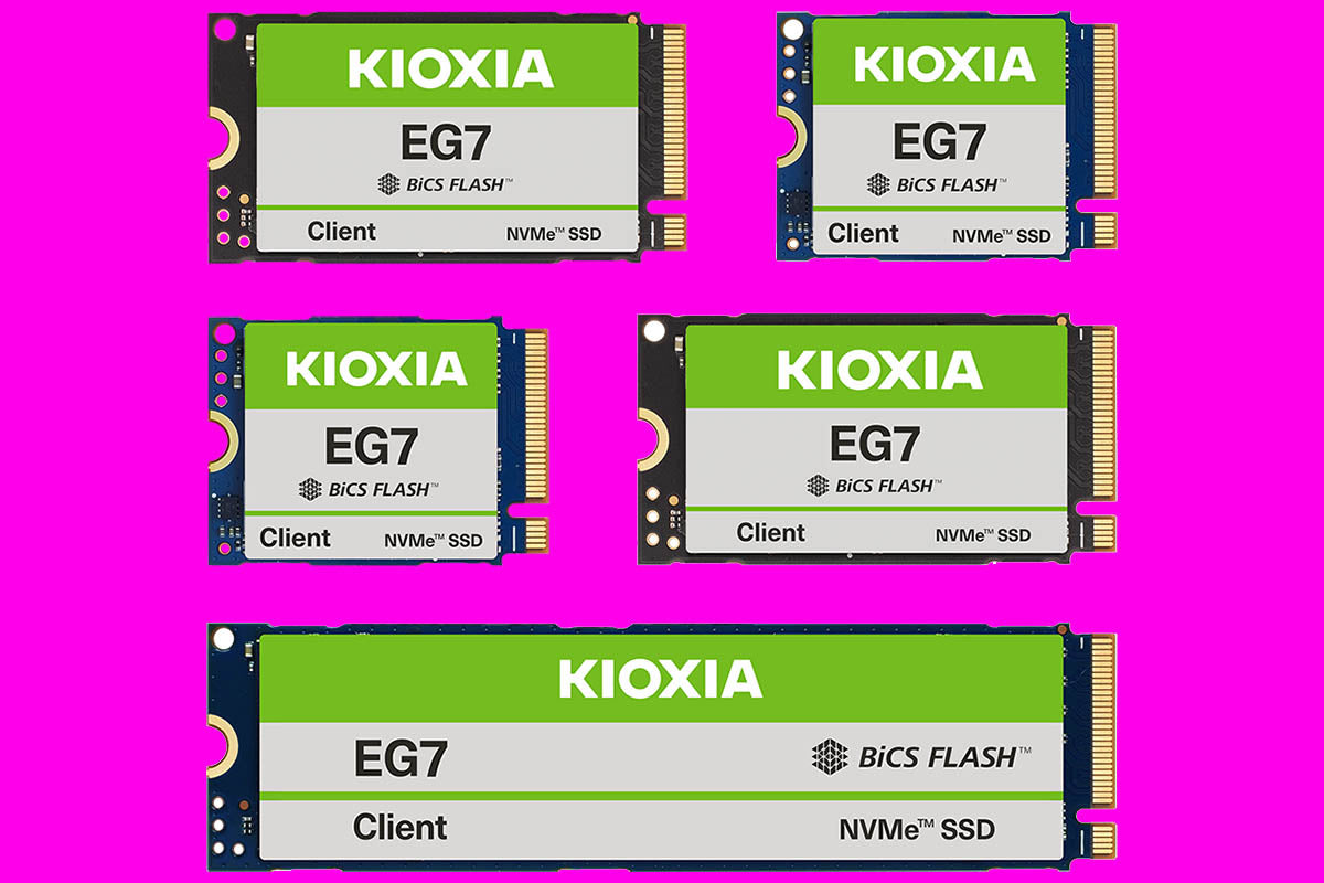 Kioxia EG7 M.2 SSD Line Launched