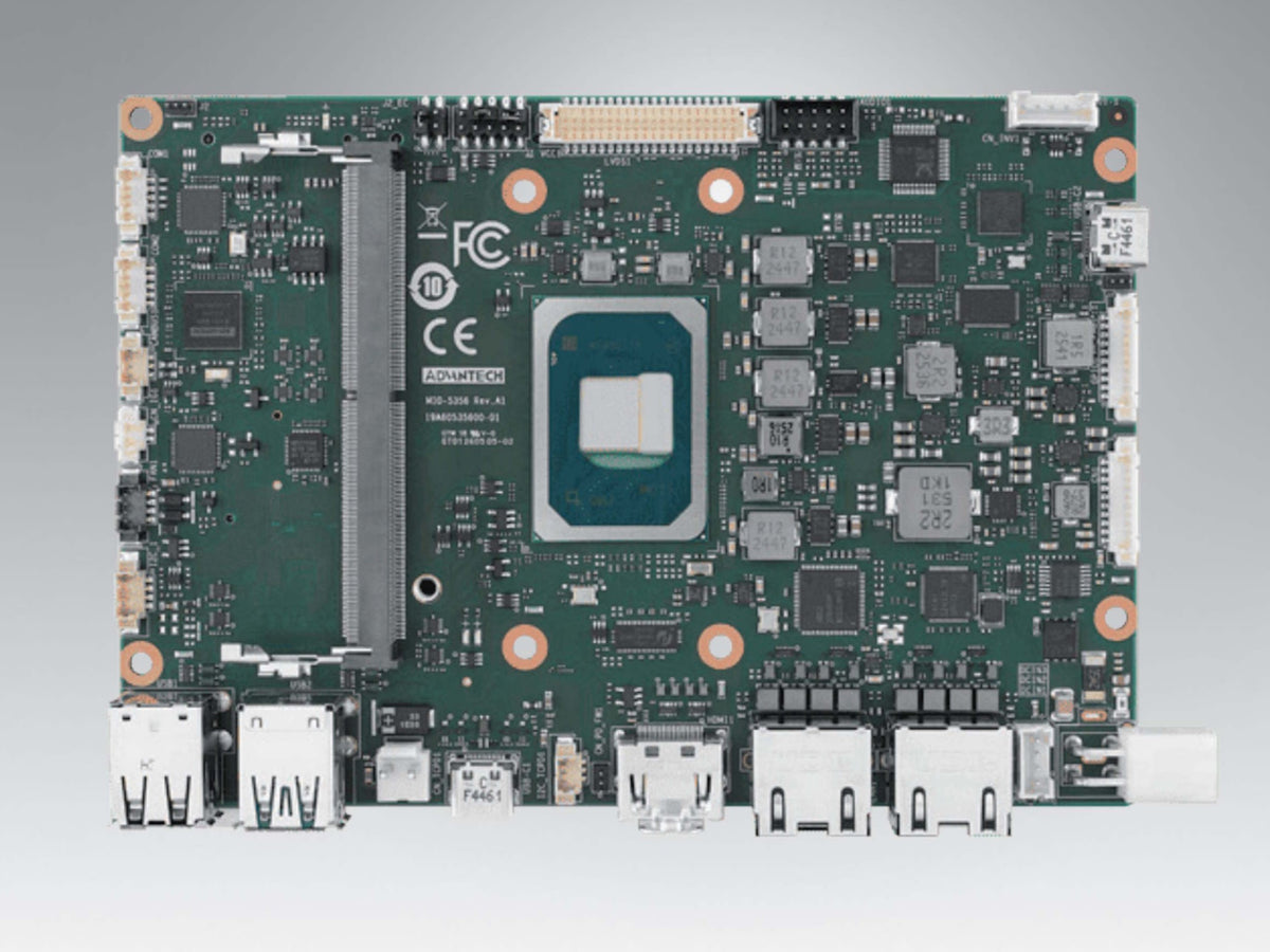 MIO-5356: Compact motherboard comes with Intel CPU and plenty of possi