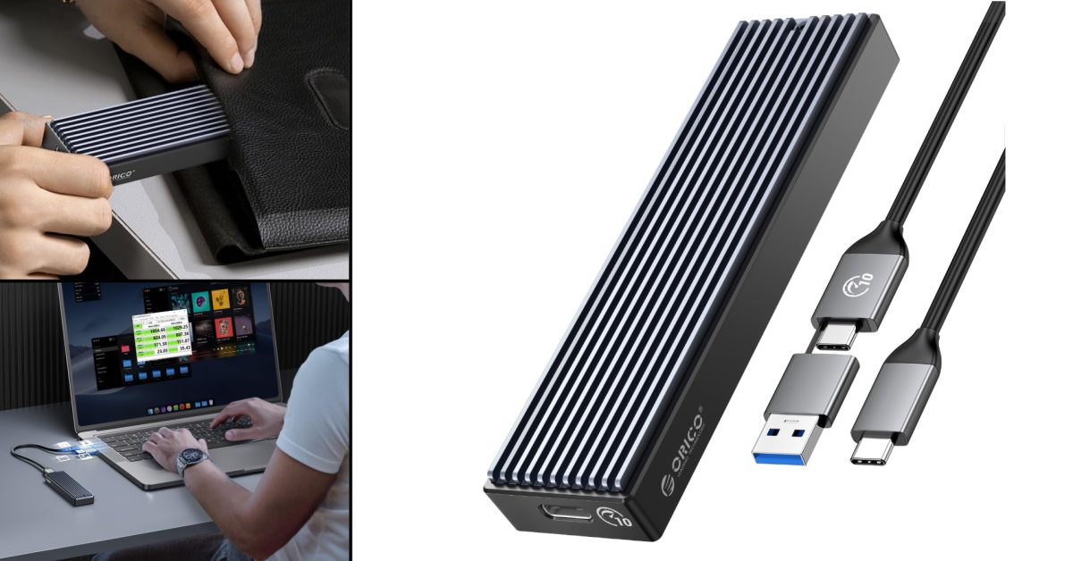 Put spare SSDs to use with this aluminum M.2 NVMe enclosure down at $14
