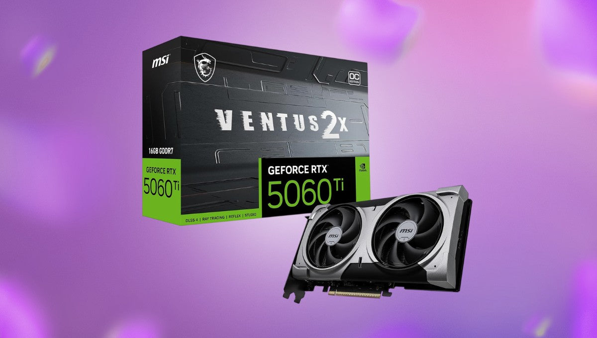 PC builders, pick this msi RTX 5060 Ti GPU at 14% off before the deal expires