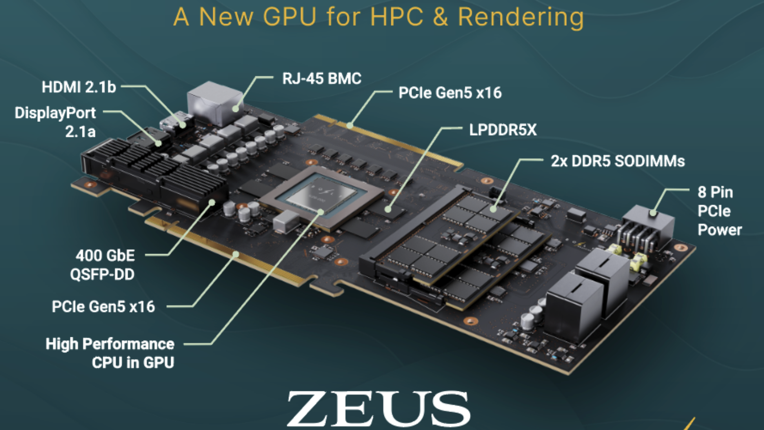 Bolt Graphics tapes out its first Zeus GPU test chip on TSMC 12nm — firm touts 17x lower cost of compute