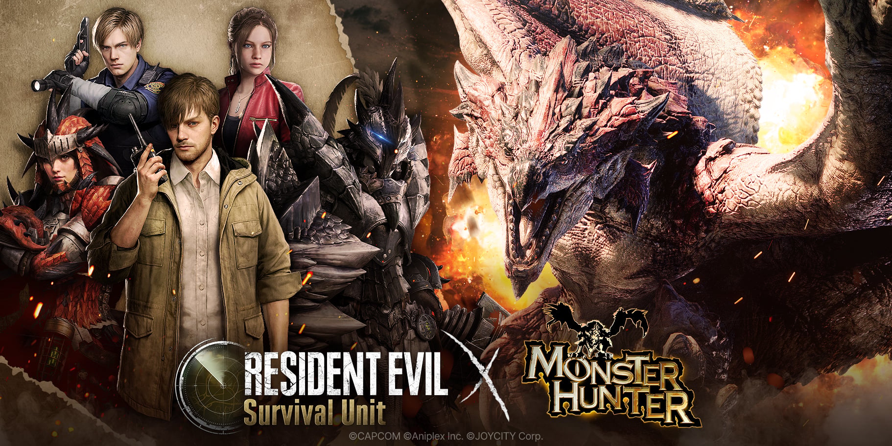 Resident Evil Survival Unit Launches Intriguing Collab With Monster Hunter
