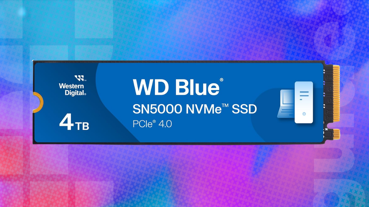 WD Blue SN500 4TB SSD is one of the cheapest of its kind on Amazon after eye-catching 57% price drop
