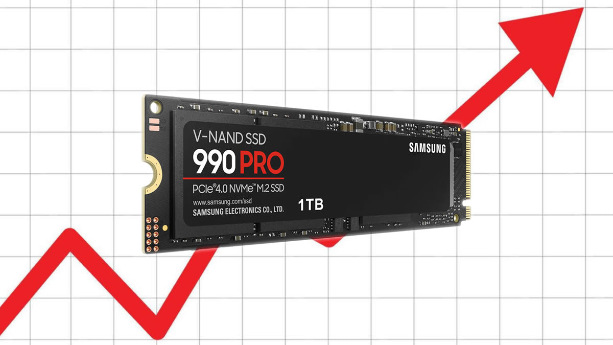 Samsung 1TB SSD price hits over £200 amid NAND shortage