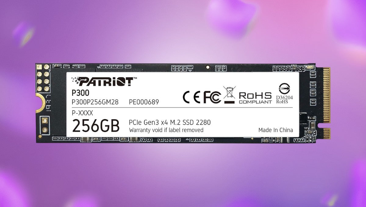 You can save 11% on Patriot’s 256GB PCIe Gen 3 SSD right now
