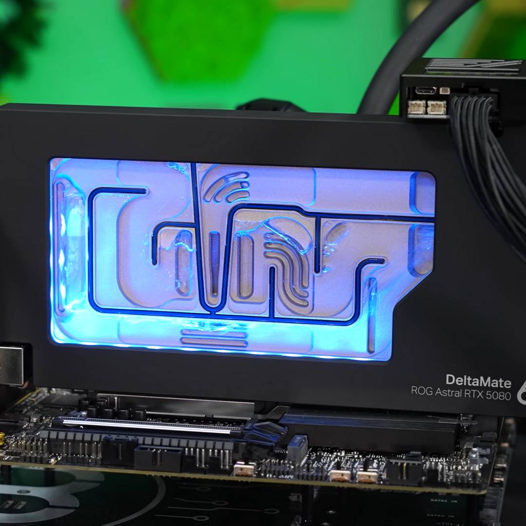 Thermal Grizzly DeltaMate GPU Block costs a third of the RTX 5080 price, but reduces temperatures by 22°C