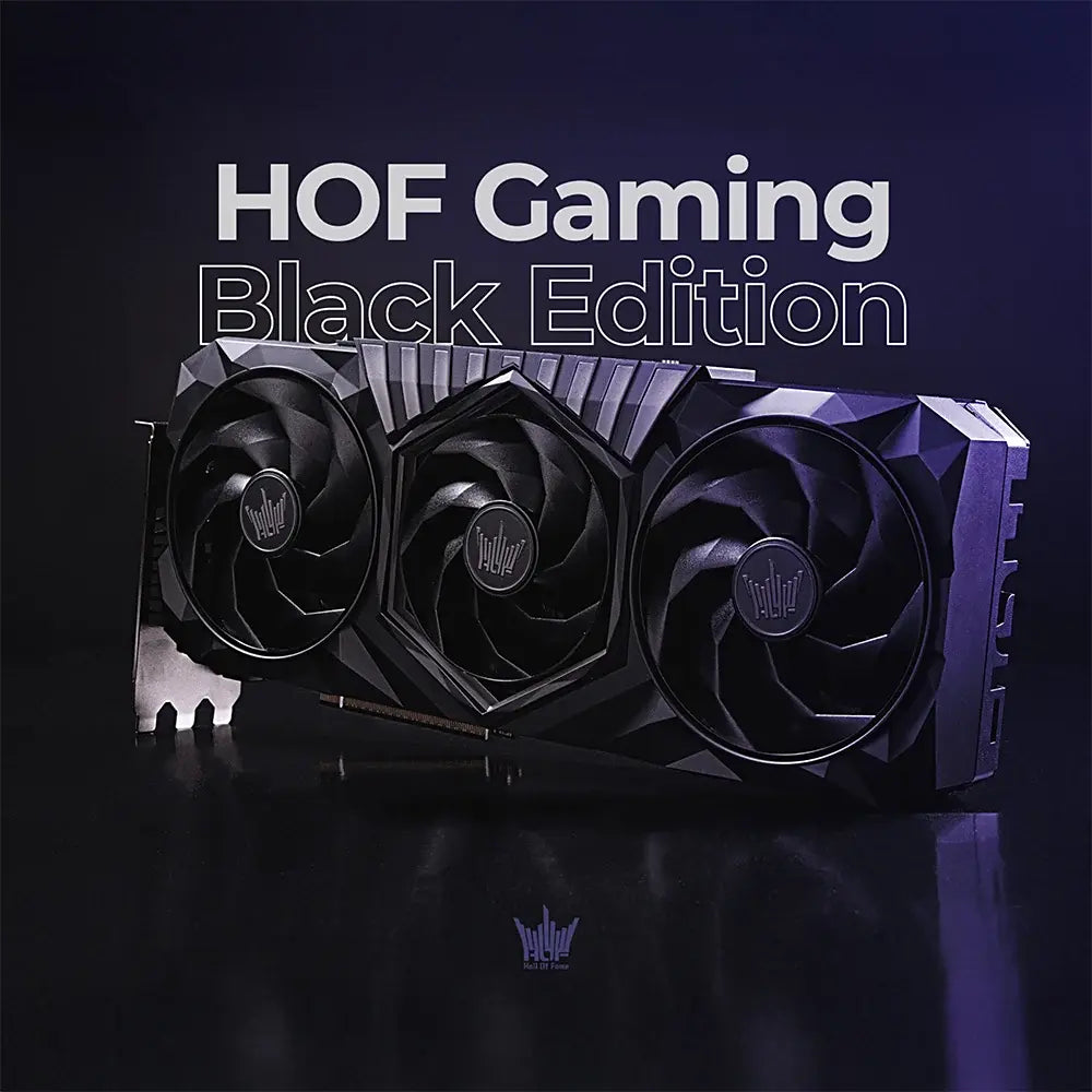 GALAX Introduces Black HOF Gaming Edition for RTX 5080 and RTX 5070 Ti
