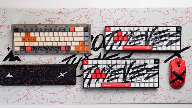 This futuristic keyboard from the past and some street stylin' peripherals are the result of this latest gaming hardware collab