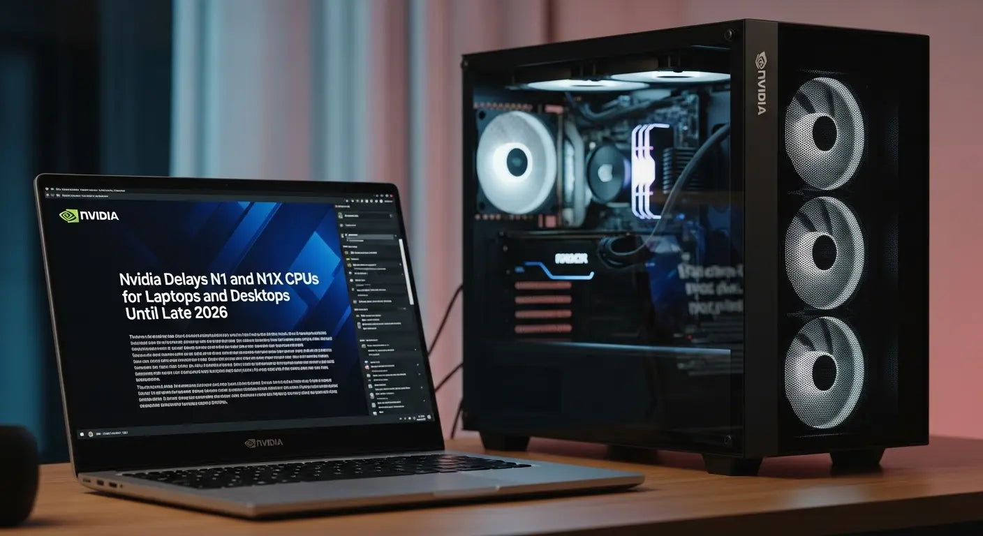 Nvidia Arm‑Based N1 and N1X CPU Launch Pushed to Late 2026