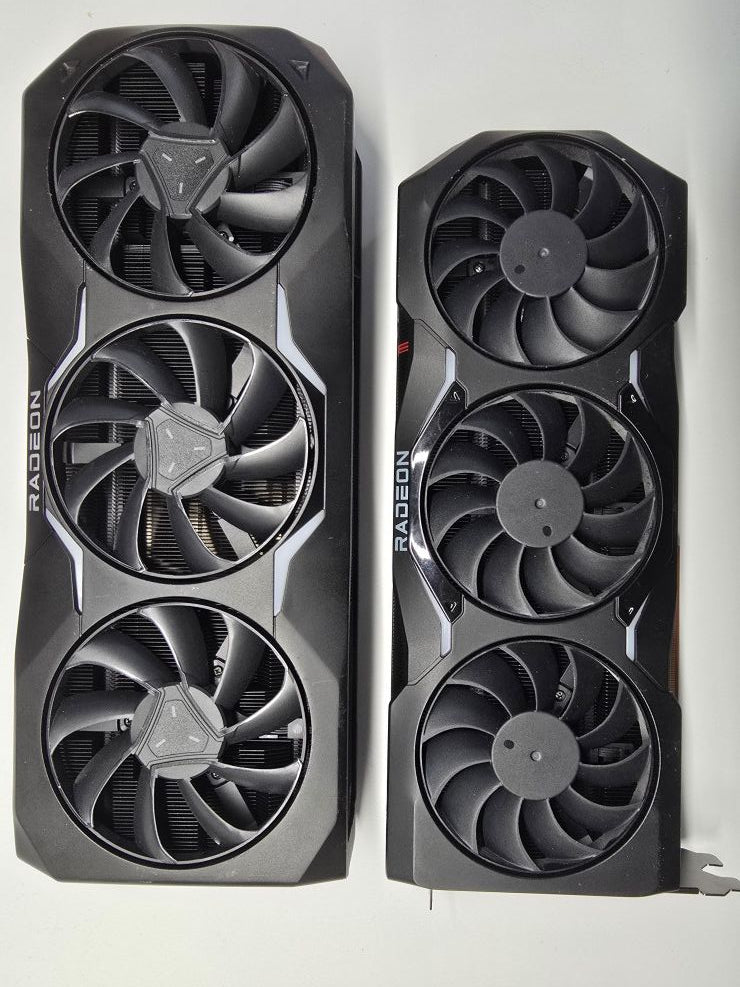Mystery AMD Radeon GPU cooler spotted on Chinese forums is larger than RX 7900 XTX, with a massive heatsink and 3x 8-pin connectors — possibly the RX 7950 XTX that never was