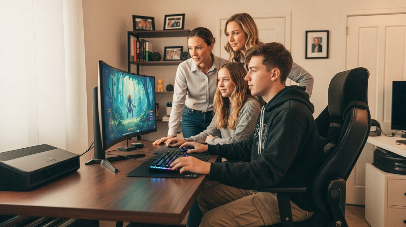 Upgrade Your Gaming & Streaming Setup with Canadian-Built Powerhouse: RGB Tempered Glass Case, Seamless Performance, and Flexible Financing at GroovyComputers.ca!