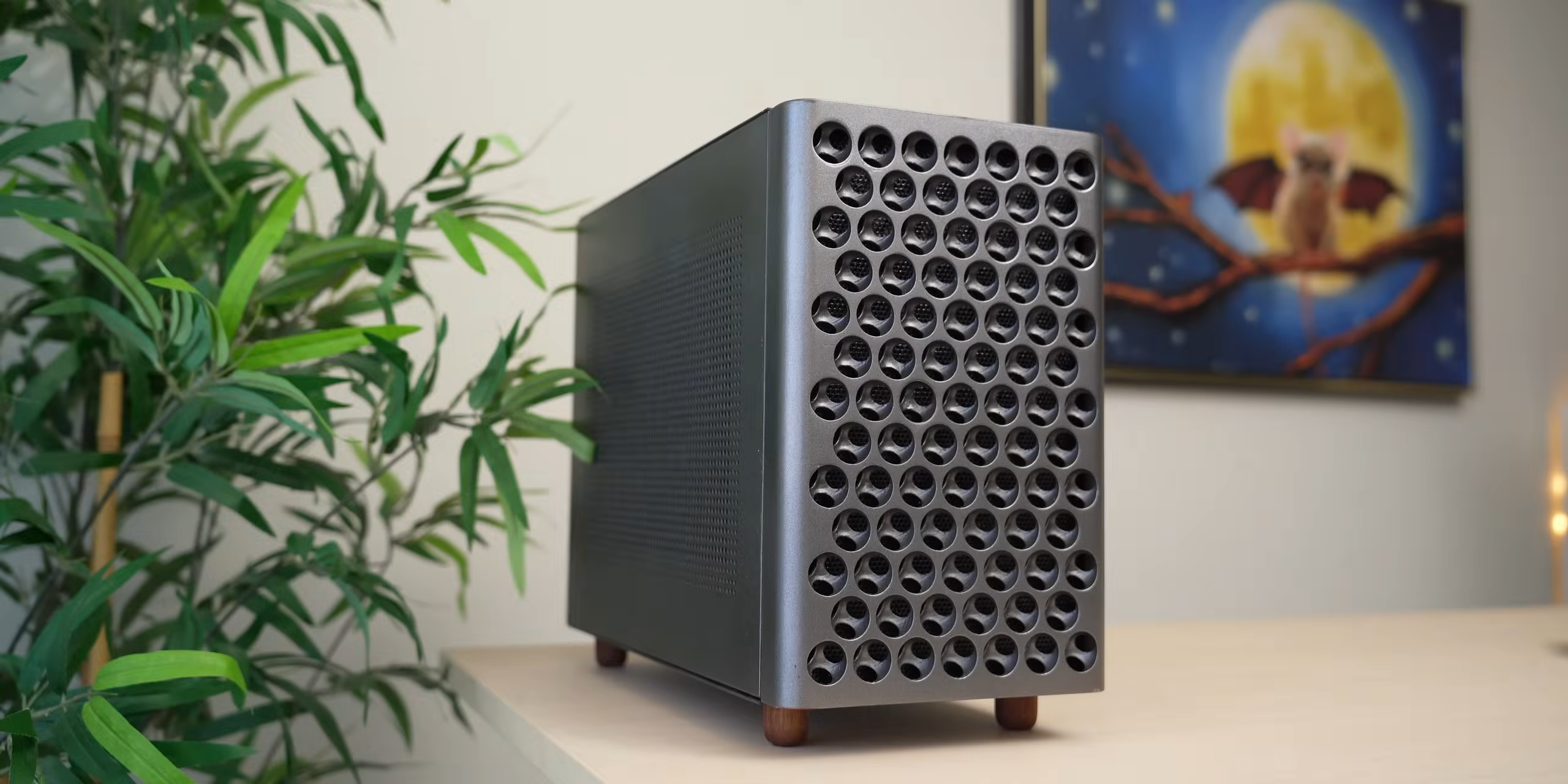 Intuitive modder builds the gaming PC he couldn't buy — stuffs a Ryzen 5 5600 and RTX 3060 Ti in an mATX chassis made to look like an SFF Mac Pro, costs less than a PS5 Pro