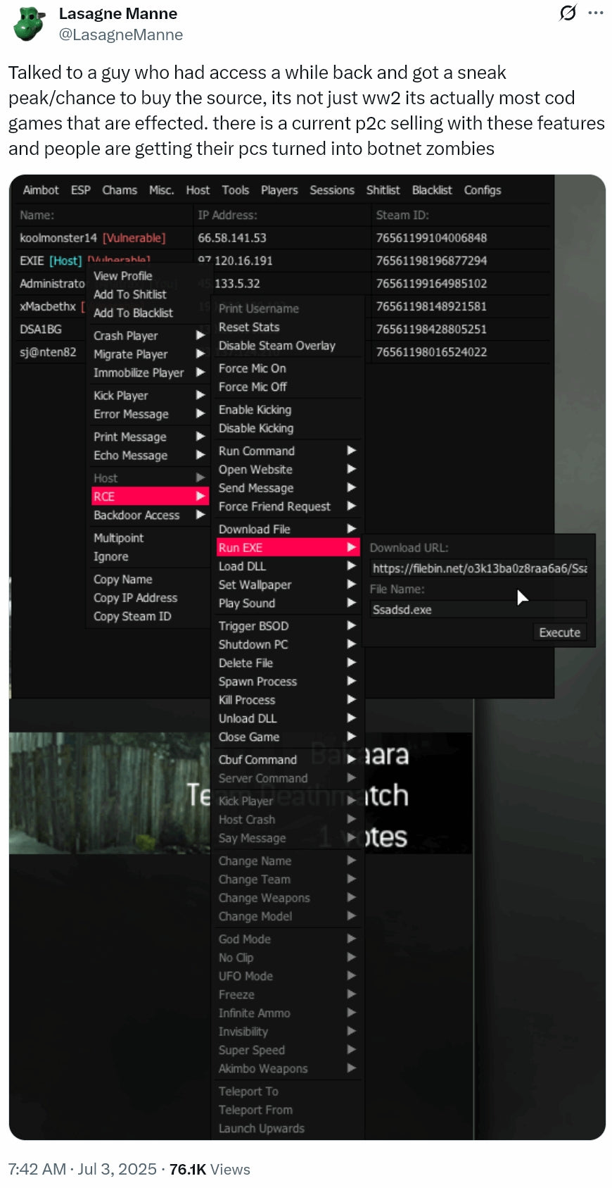 Remote Code Execution Hack Disrupts Call of Duty WWII on Microsoft Store