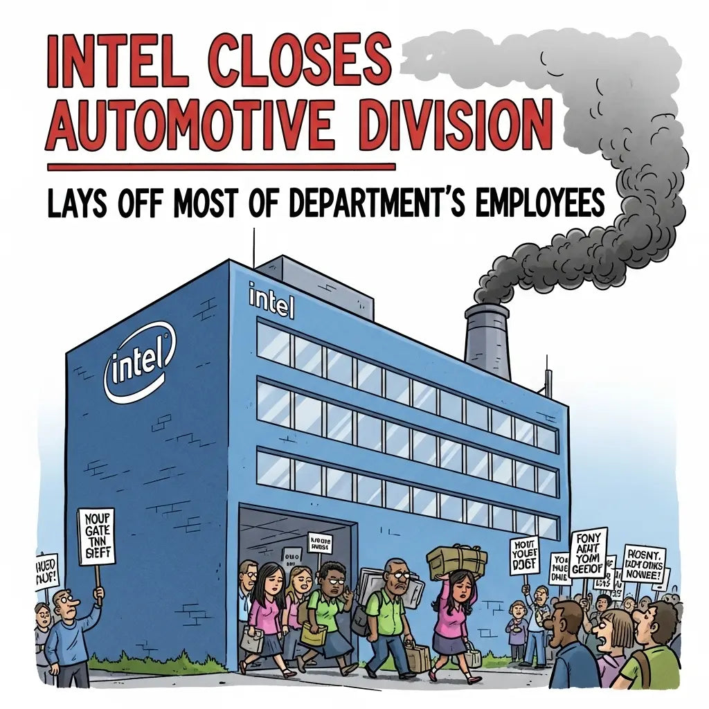 Intel closes automotive division and lays off majority of staff