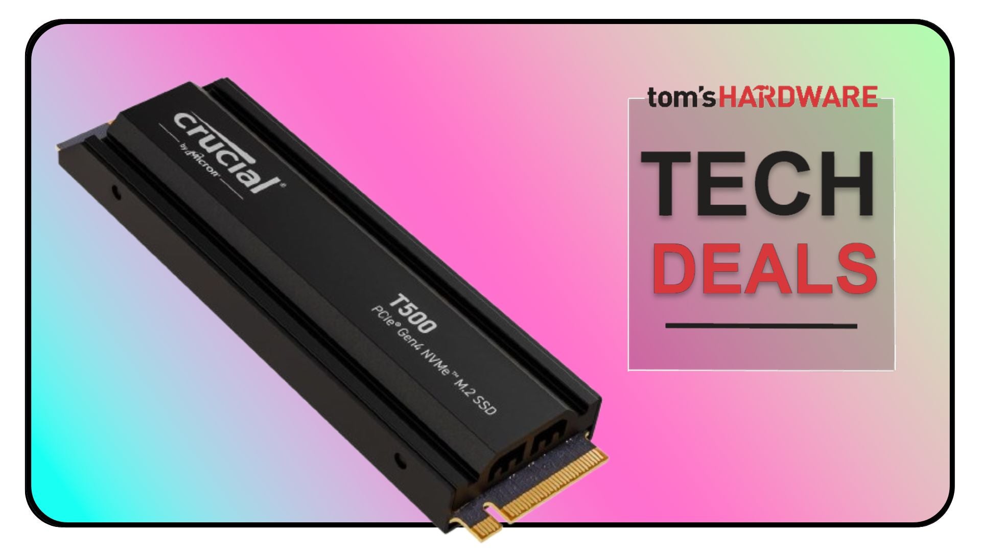 Crucial's 2TB T500, one of the fastest PCIe Gen 4 SSDs available at 7400MB/s, is now only $132