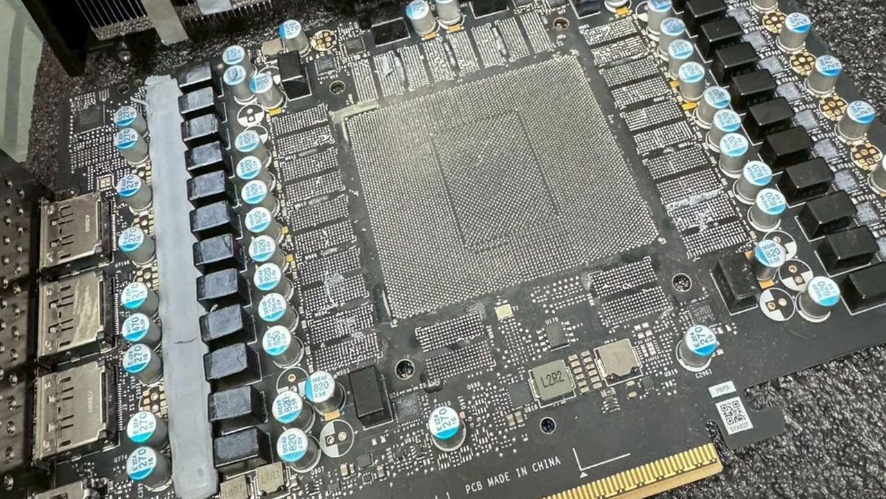 Retailer ships RTX 5090 with missing GPU and memory chips to customer — defaced GPU took over a year to ship